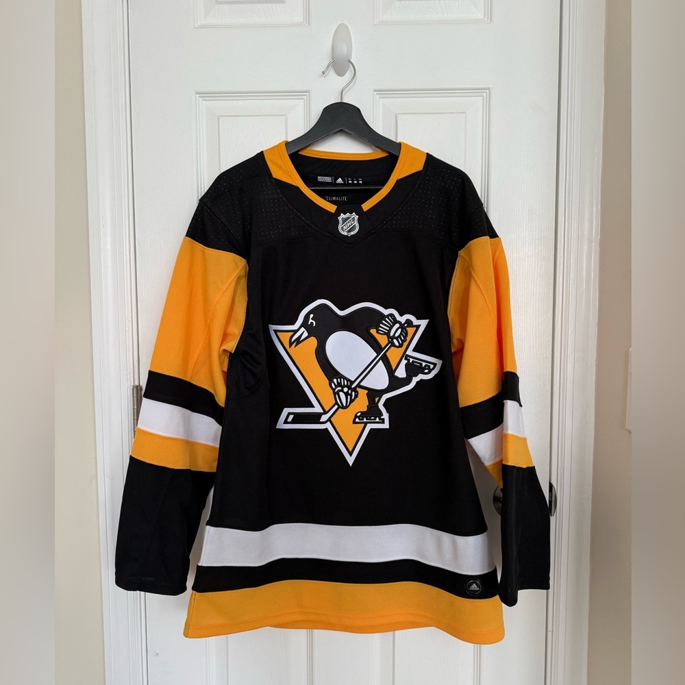 NWOT Adidas Climalite Pittsburgh Penguins Hockey Jersey
